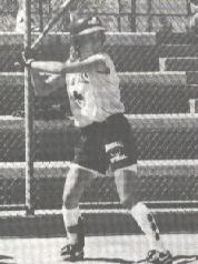 Renee Oursler ready to go yard